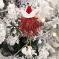 thumbnail image 4 of Pompotops Christmas Angel Tree Ornaments Decorative Plush Angel Pendants for Party Family Holiday Decorations Knitting Balls And Gift Boxes, 4 of 6