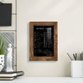 thumbnail image 6 of Morse Code Chart - Framed Print w/glass - Walnut, 6 of 6