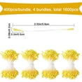 thumbnail image 2 of 1600PCS Yellow Double Heads Handmade Flower Stamen Flower Stamens Pistil Artificial Pearlized Floral Pollens Stamen for Flower Making Scrapbook Decoration Handicrafts, 2 of 9