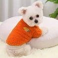thumbnail image 3 of Trayknick Pet Clothes Cartoon Fruit Embroidery Pattern Keep Warmth Good Elasticity Pet Dogs Sweater Clothes for Winter Green S, 3 of 13