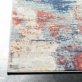 thumbnail image 4 of SAFAVIEH Jasper Alvina Abstract Overdyed Area Rug, Grey/Red, 5'3" x 7'6", 4 of 10