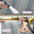 thumbnail image 3 of SAFAVIEH Courtyard Robert Striped Indoor/Outdoor Area Rug, 9' x 12', Light Grey/Blue, 3 of 14
