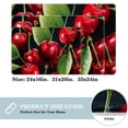 thumbnail image 2 of Cherry Polyester Non-Slip Machine Washable Bath Rug Door Carpet Chair Rug, 2 of 6