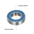 thumbnail image 4 of 2pcs 6902-2RS Deep Groove Ball Bearings 15x28x7mm Rubber Sealed Bearings, (ABEC 3), 4 of 6