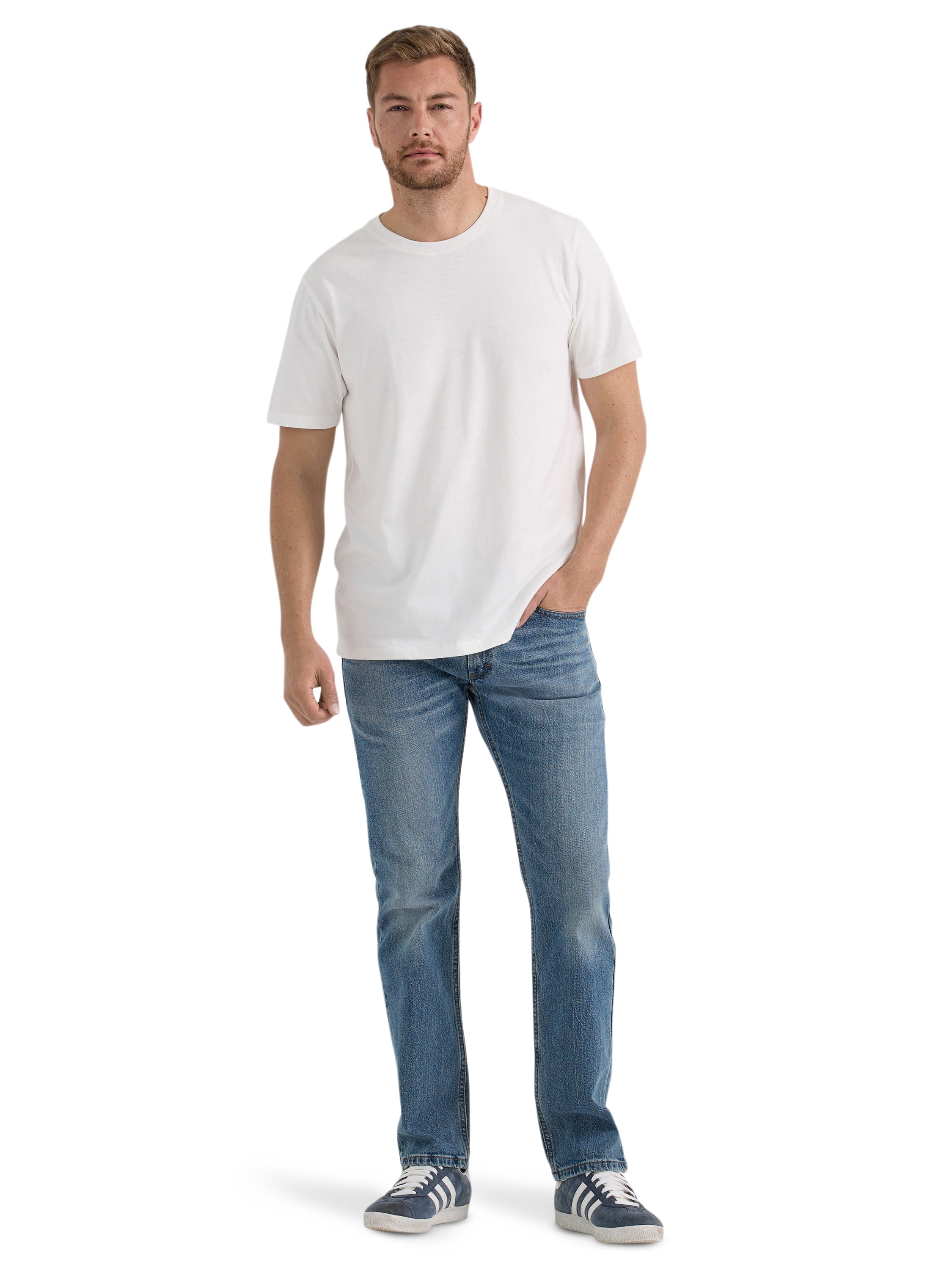 Lee Men's Legendary Denim Five Pocket Slim Straight Jeans