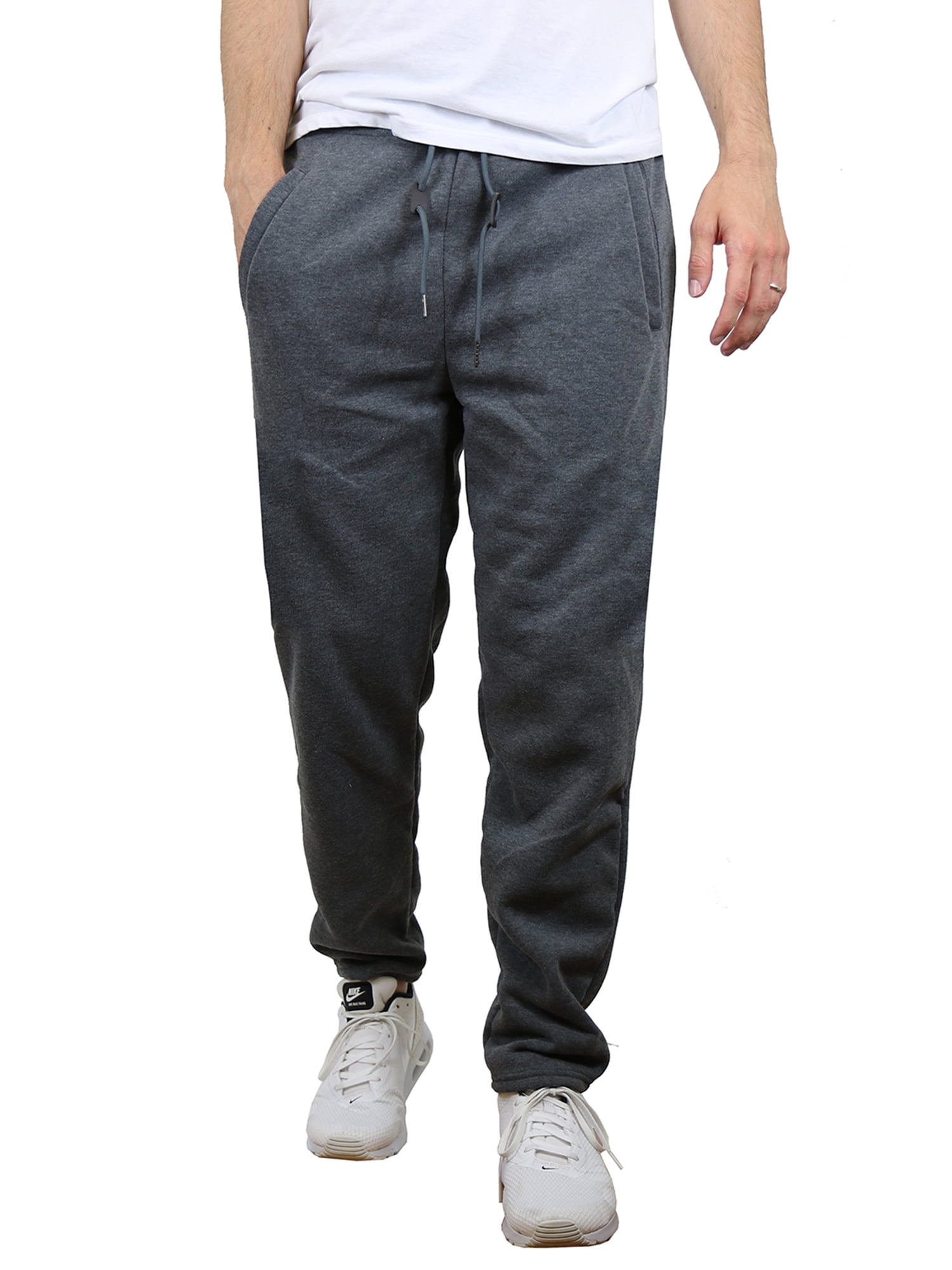 Men's Classic Open Bottom Fleece Sweatpants (Sizes, S-2XL) - Walmart.com