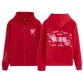 thumbnail image 5 of Sudadera con capucha y cremallera de estilo coreano para niños callejeros para hombres y mujeres, sudadera informal holgada para estudiantes, 5 of 5