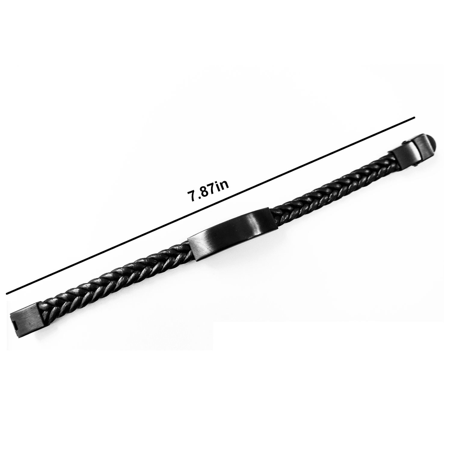 Funny Sheriff Deputy Gifts, I'm A Sheriff Deputy. My Level Of Sarcasm Depends On Your Level Of Stupidity. Interlaced Leather Bracelet for Mother's Day - Gifts from Men to Sheriff Deputy