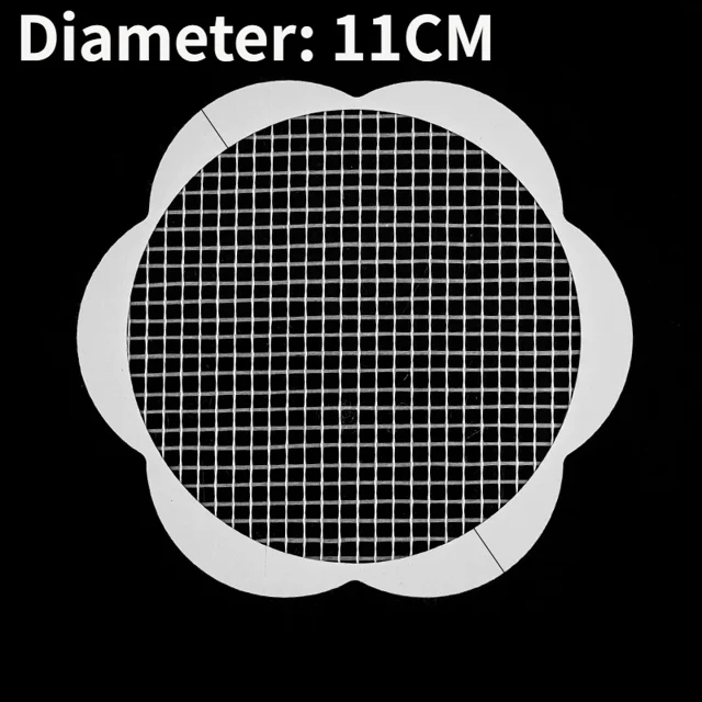 Disposable Mesh Drain Hair Catcher for Shower and Sink, Glass Fiber Viscose, 10 Pcs