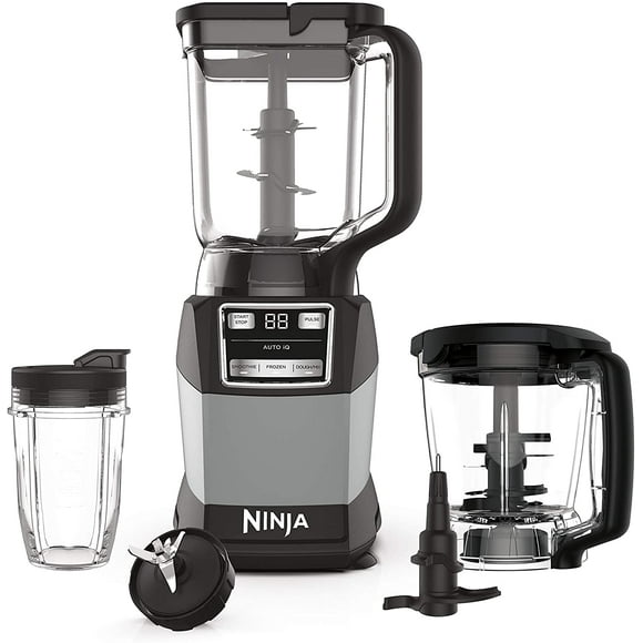 Sistema de cocina compacto Ninja AMZ493BRN con Auto-iQ 1200 vatios negro/gris