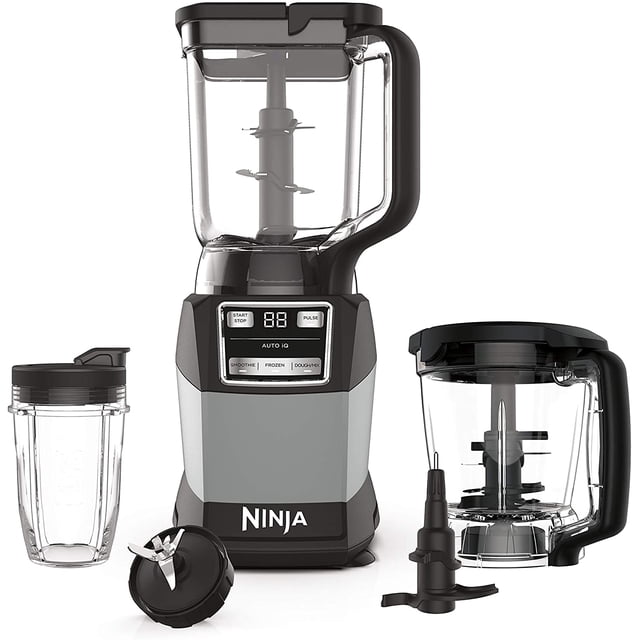Sistema de cocina compacto Ninja AMZ493BRN con Auto-iQ 1200 vatios negro/gris