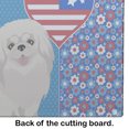 thumbnail image 5 of White Pekingese Glass Cutting Board Large 12 in x 15 in, 5 of 5