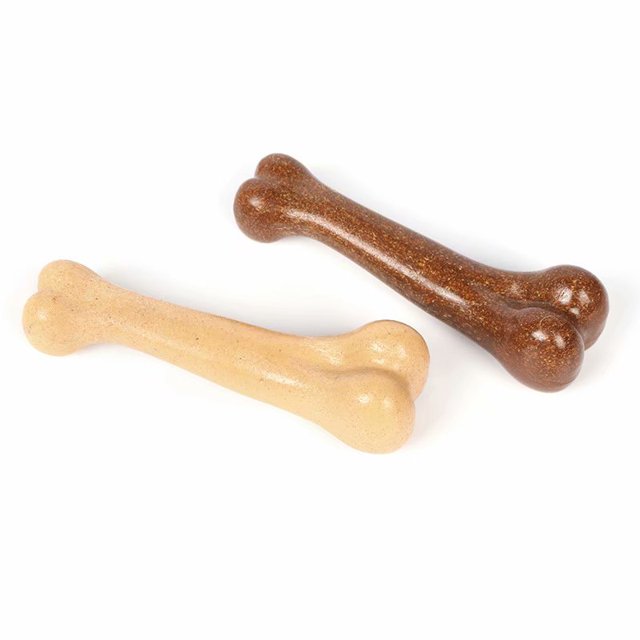2 piezas de juguetes molares para mascotas, juguetes de huesos molares, dientes fuertes, resistencia al desgaste y resistencia a las mordeduras, entrenamiento interactivo JM