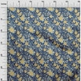 thumbnail image 2 of oneOone Cotton Flex Fabric Leaves & Floral Artistic Decor Fabric Printed BTY 40 Inch Wide, 2 of 4