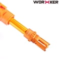 thumbnail image 5 of Worker Phantom Aluminum Alloy Front Tube Decorative Cap with Screw Thread for Nerf - Orange, 5 of 9