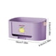 thumbnail image 3 of Escurridor de esponjas para fregadero de cocina | Organizador de bandeja de desagüe de encimera de gran capacidad de plástico | Bandeja extraíble de drenaje rápido • Blanco/Verde/Morado |, 3 of 6