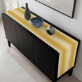 thumbnail image 5 of Yellow Ombre Table Runner 60 Inches Long, Modern Abstract Art Farmhouse Gradient Kitchen Coffee Dining Table Decoration for Home Party Birthday Wedding Home Decor 13x60 Inches, 5 of 8