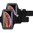 thumbnail image 1 of Njjex（2-Pack）Water Resistant Running Armband Case for Apple iPhone XR, 11 12 Pro Max, XS Max, SE 2020,5S 6 7 8 Plus to 6.7" w/Adjustable Elastic Band & Key Holder Slots for Running, Walking, Hiking, 1 of 5