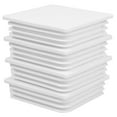 thumbnail image 2 of Shisuyan Square Fence Post Cap White For Outdoor Use 4Pcs 3.9X3.9X1.1In, 2 of 8