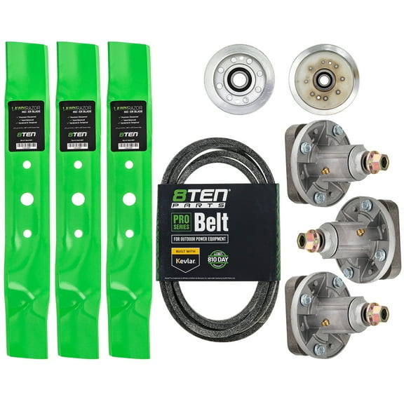 8TEN Blade Spindle Belt Idler Kit for John Deere 48 inch L120 MK1005198