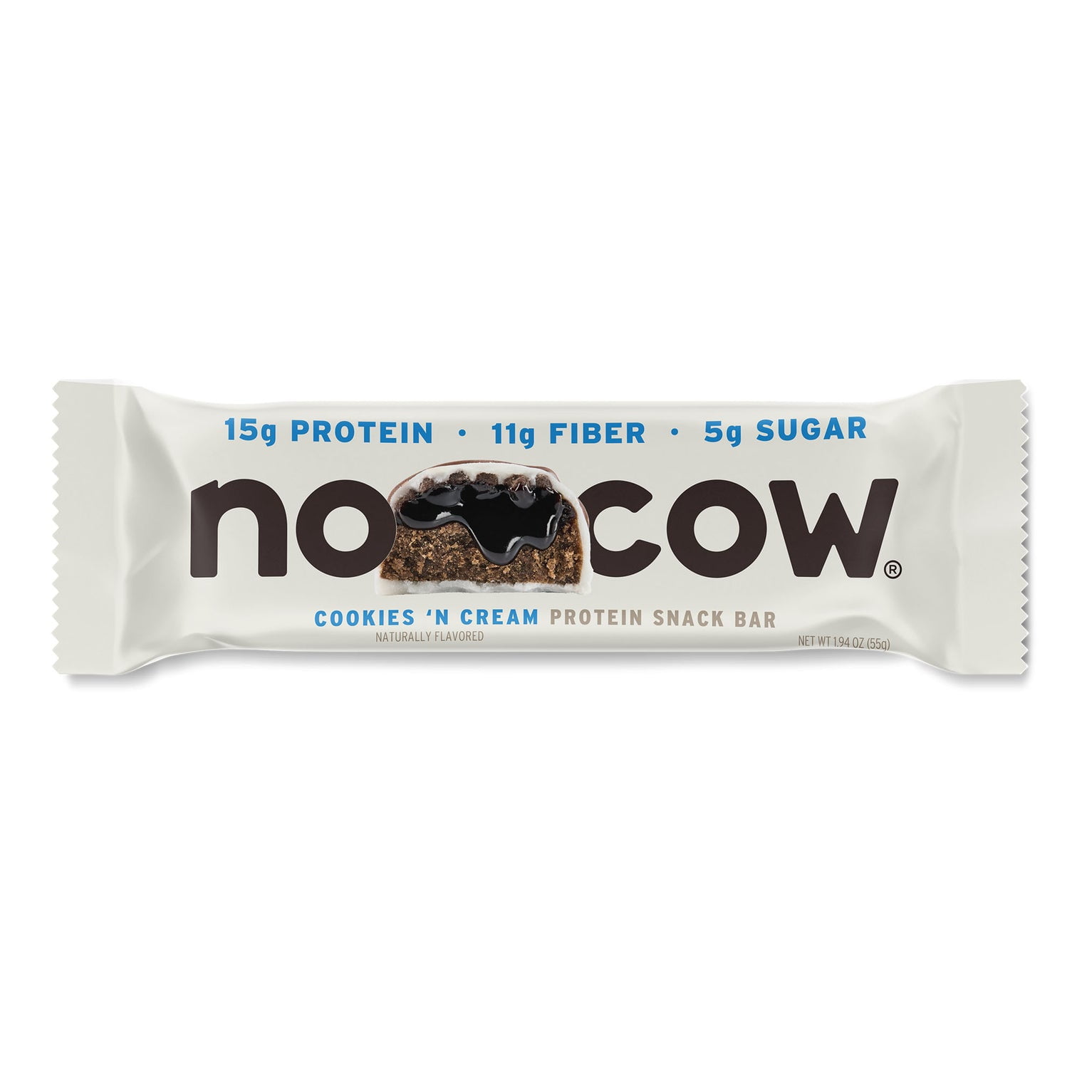 (3 pack) No Cow, Cookies 'N Cream Protein Snack Bars, 4 Count