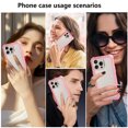 thumbnail image 2 of Clear Case for Apple iPhone 14 Plus, Hybrid TPU PC Transparent Back Cover Anti-Yellow Bumpr Shockproof Anti-Scratch Slim Fit [No Screen Protector] Rugged Case for iPhone 14 Plus, Pink, 2 of 8