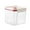 24oz, variant on Clearance Under $5 Boovnll Food Storage Containers, 16oz Clear Plastic Storage Containers BPA-Free Kitchen Storage with Lids for Kitchen, Restaurant, Kitchen Organizers and Storage
