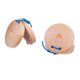 thumbnail image 2 of EeaseMX Castañuelas de madera para dedos, instrumento de percusión para niños, juguete educativo para bebés (color madera), 2 of 7