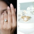 thumbnail image 3 of Rosec Jewels Freshwater Pearl Solitaire Ring for Women (8mm, 7.5 Ct, AAA Grade) - June Birthstone Ring with Jewelry Box, 10K Yellow Gold, US 3.00, 3 of 8
