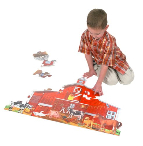melissa and doug farm friends floor puzzle