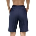 thumbnail image 2 of Charmo Women Swim Shorts Boy Leg Boardshorts with Built-in Brief Solid Beach Swimsuit Bottoms, 2 of 7