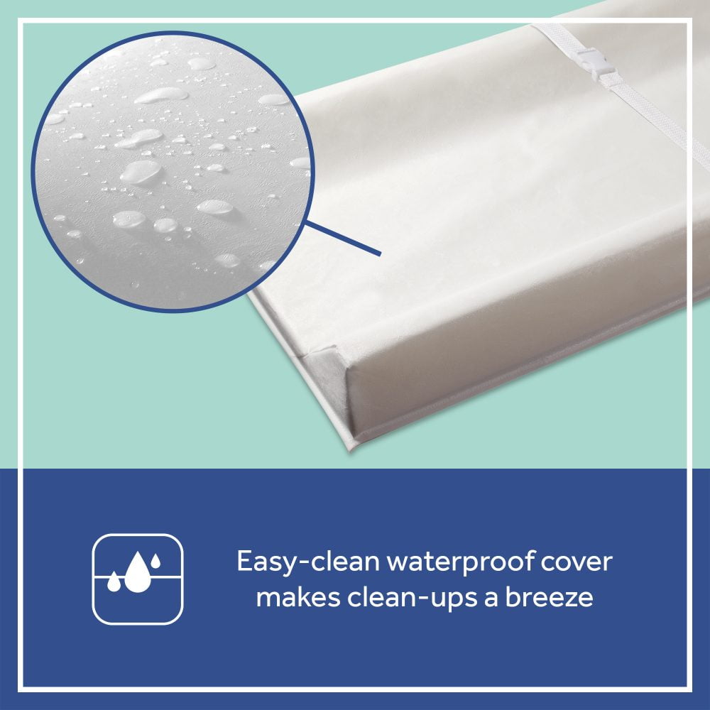 Sealy Soybean Comfort 3-Sided Contoured Diaper Changing Pad