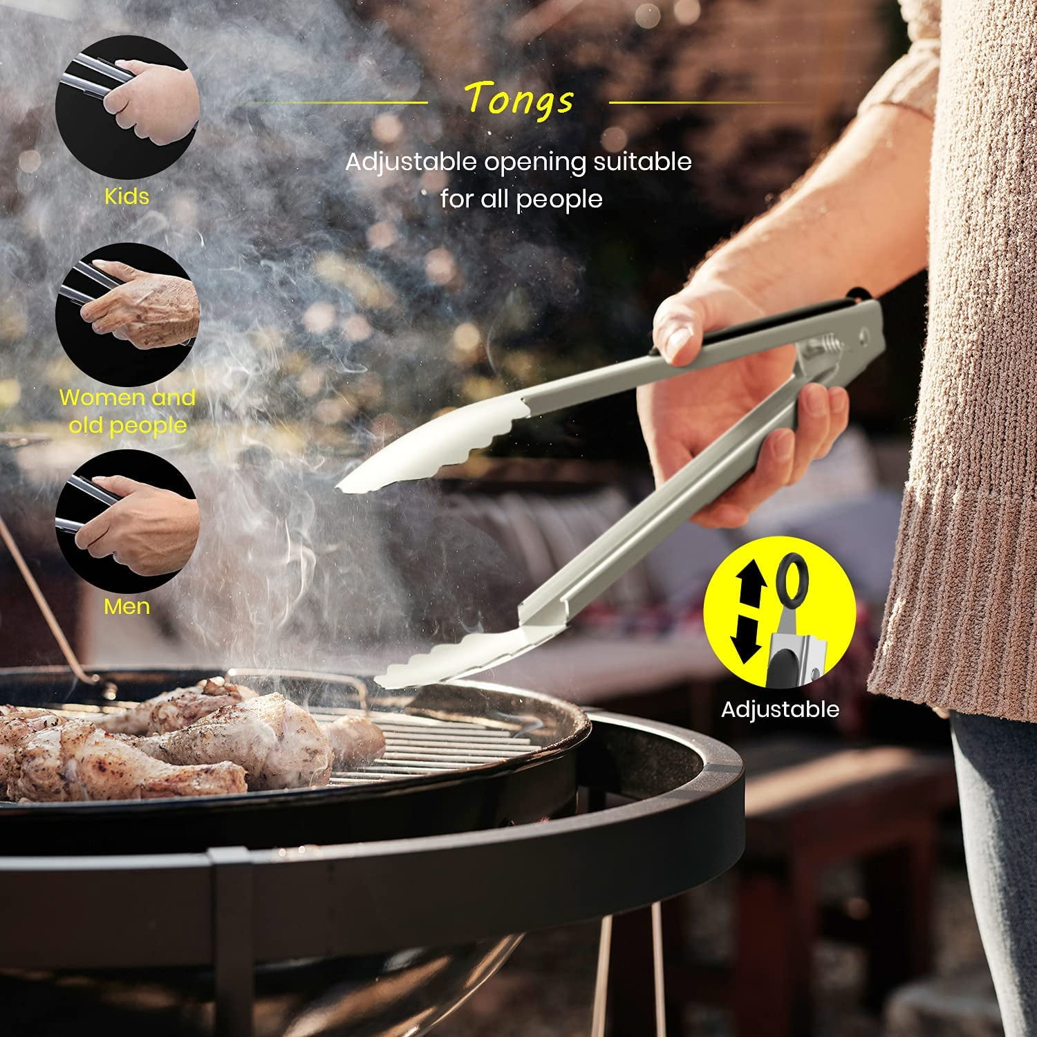 Griddle Accessories Kit, 30PCS Griddle Grill Tools Set for Blackstone and Camp Chef, Professional BBQ Grill Tools Set with Spatula,Scraper,Egg Ring,Tongs for Outdoor Grilling