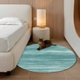 thumbnail image 2 of Round Area Rug 3.3 Ft, Duck Green Washable Non-Slip Circle Carpet for Living Room/Bedroom, Vintage Modern Abstract Art Ombre Low-Profile Small Kitchen Mats Collection Rugs for Indoor, 2 of 8