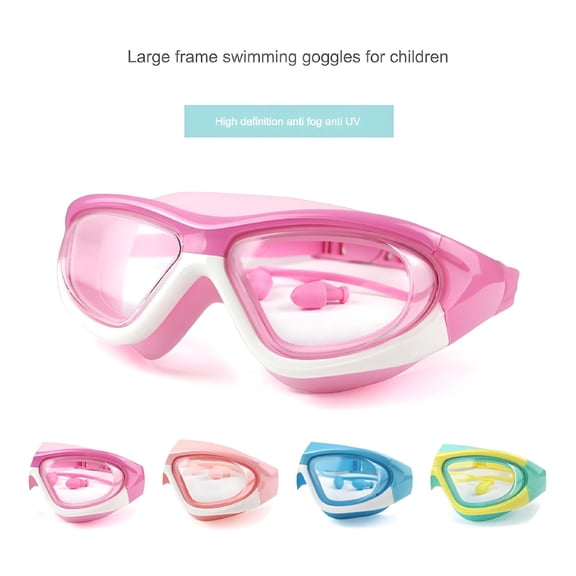 TELOLY Swimming Goggles for Kids 5-14 Wide View Youth Swim Goggles No Leaks Anti-Fog Pool Swim Goggles