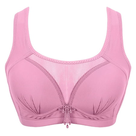 

Lirclo Women s Bra Wire Free Underwear One-Piece Bra Everyday Underwear Purple XXL