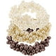 thumbnail image 5 of 3 bandas elásticas para el cabello con perlas, coleteros, accesorios para el cabello para mujer, 5 of 7