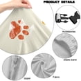 thumbnail image 6 of TSOVTHRID Colorful Paw Beige Print Gaming Chair Covers with Armrest Covers Set of 4 Elastic Universal Fit Gaming Chair Slip Cover Set Breathable Rotating Armchair Slipcovers, 6 of 7