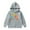 Grey, variant on WOYY Hoodie for Girls Letter Print Pullover Hooded Sweatshirt Casual Loose Hoodies