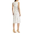 thumbnail image 2 of AMERICAN LIVING Womens Ivory Floral Sleeveless Midi Sheath Dress Size: 18, 2 of 2