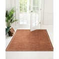 thumbnail image 3 of Linon Outdoor Washable Area Rug Collection, Orange and Ivory, 5' x 7', 3 of 8
