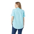 thumbnail image 3 of Woman Within Women's Plus Size Short Sleeve Button Down Seersucker Shirt Button Down Seersucker Shirt, 3 of 6