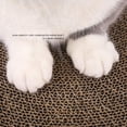 thumbnail image 4 of Cat Toy, Corrugated Cardboard Cat Catnip Scratcher Nail Scraper Mat Kitten Bed Toy-Green-Medium, 4 of 5