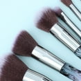 thumbnail image 3 of OULII 10Pcs Makeup Brushes Set Shape Plastic Material Basic Daily Use For Girls, 3 of 4