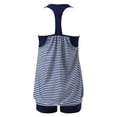 thumbnail image 7 of Two Piece Tankini Bathing Suits T Back Blouson Swim Tops With Boy Shorts Women Swimsuits Sporty Swimwear, 7 of 7