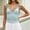 Light Blue, variant on NTACZA Camisole Going Out Tops for Women Ruffle Trim Deep V-Neck Casual Solid Sleeveless Slim Party Spaghetti Straps Size L