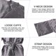 thumbnail image 3 of Houderco Grey Cape Smock with Anti Static Material Comfortable and Quick Dry, 3 of 8