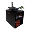 thumbnail image 2 of Gabinete para Baño con Lavamanos Y Monomando Derecho (Negro Mate/Gris) DECOMOBIL GABINETE 07, 2 of 4