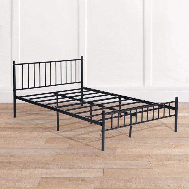Cama Matrimonial Base de Cama Plegable BASELI NEGRO FurnitureR Matrimonial