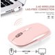 thumbnail image 3 of Ratón Silencioso De 2,4 G Con Receptor USB, Adecuado Para Computadora Portátil/PC/Computadora/Portátil/Macbook Rosa, 3 of 5